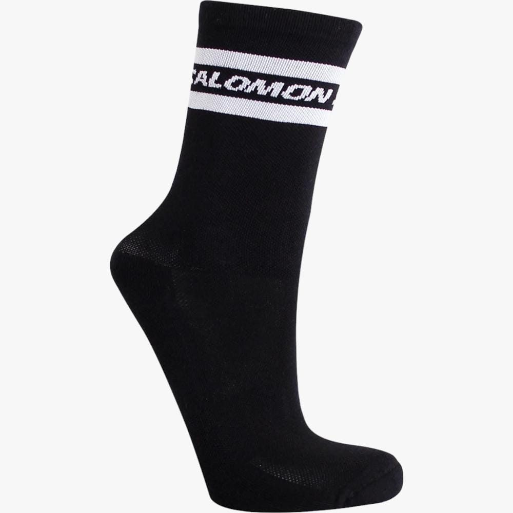 Salomon Mens Sporty Crew Socks In Black