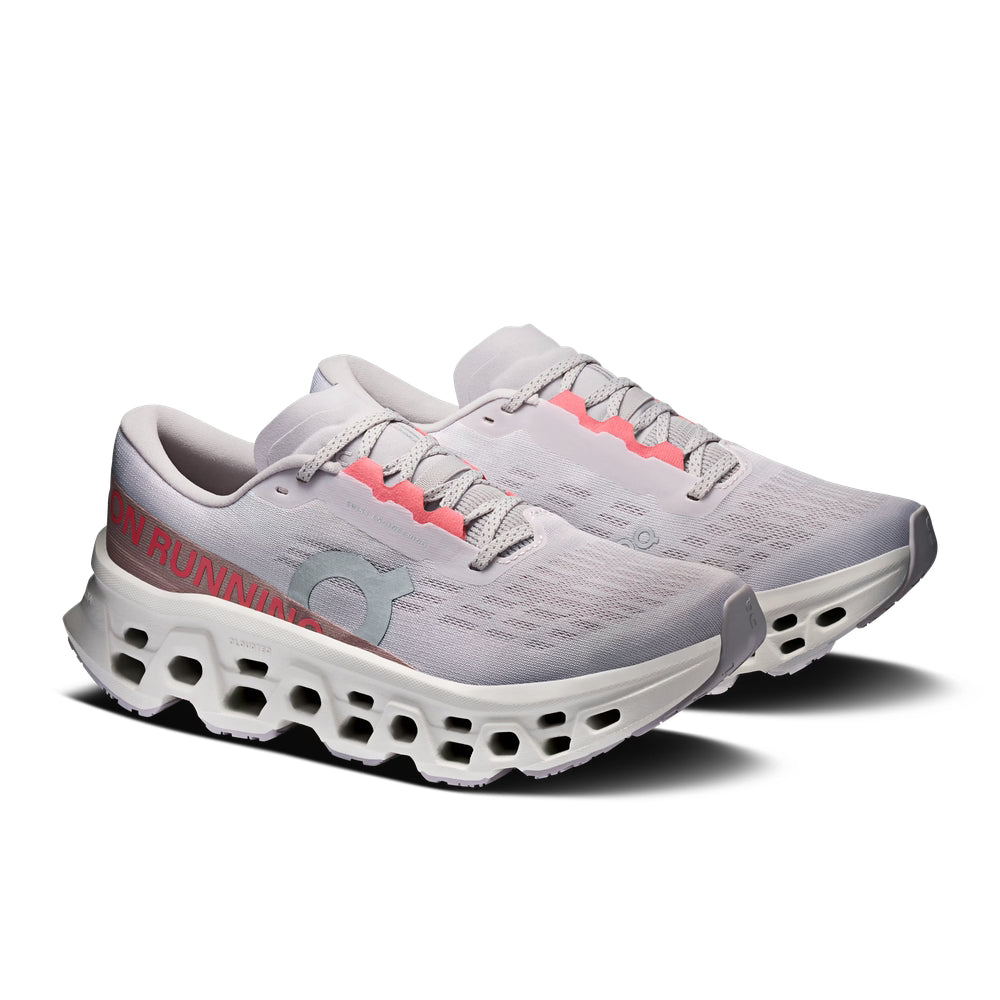 On Womens Cloudmoster 3.0 Sneakers In Ether/Ivory