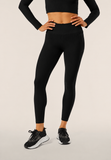 Freddy Womens Knitted 7/8 Leggings High Waisted In Black