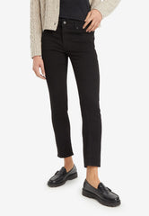 Levis Womens Secluded Echo Slim Jeans In Black