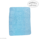 Mother's Choice Boys Baby Mink Blanket In Blue Bear