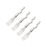 Carrol Boyes Cake Fork Set Of 4 Wave