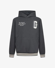 Converse Boys Boxy Graphic Hoodie In Dark Matter