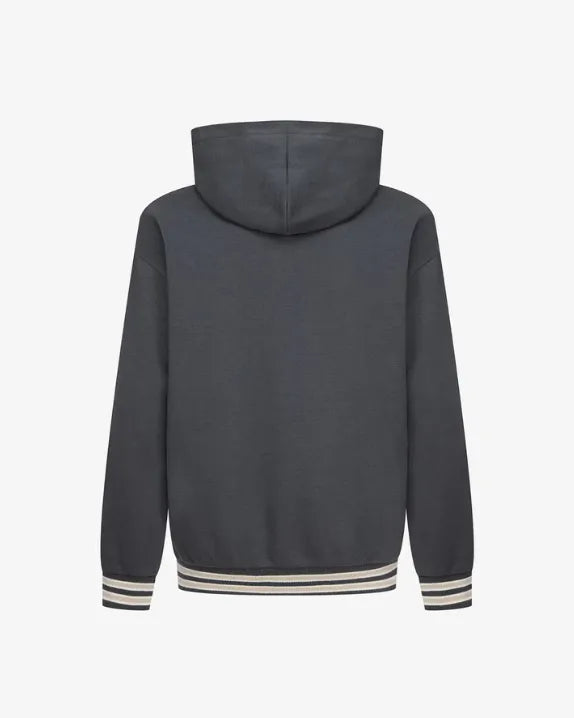 Converse Boys Boxy Graphic Hoodie In Dark Matter