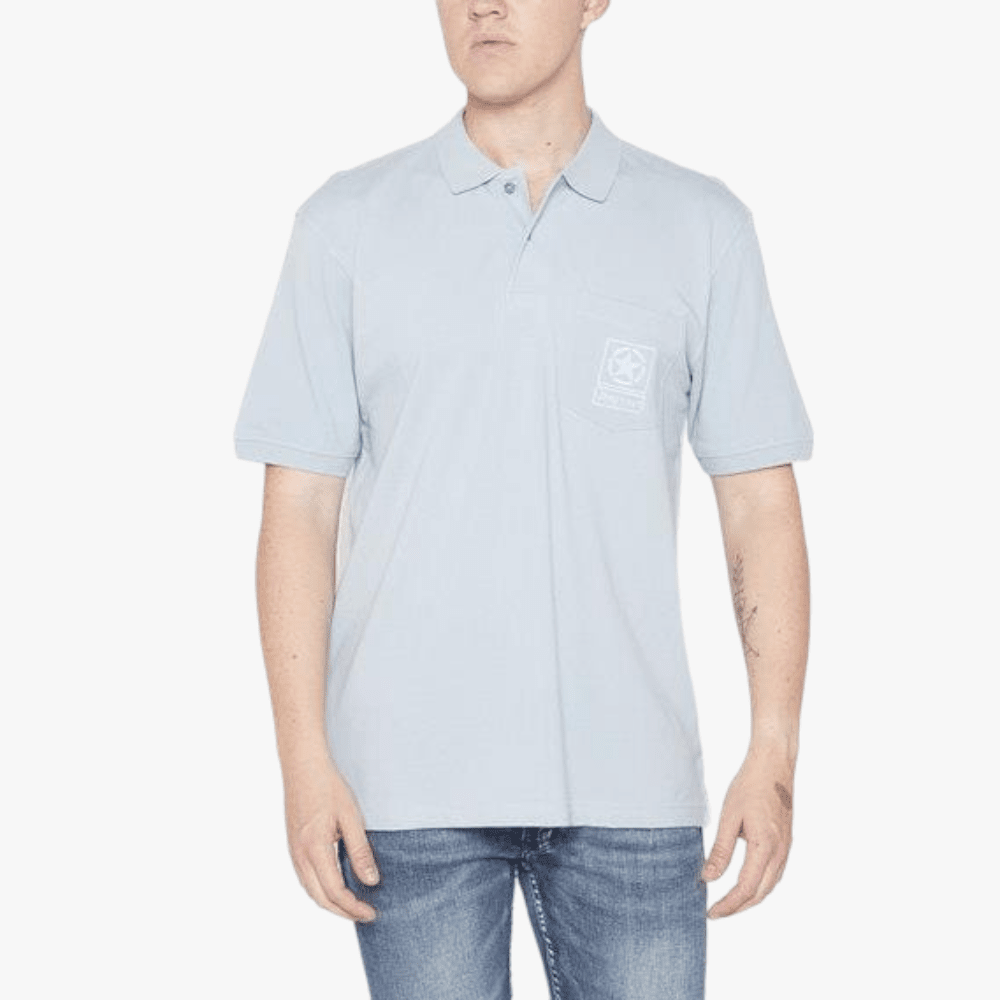 Jeep Mens Piquet Golfer In Sea Ice