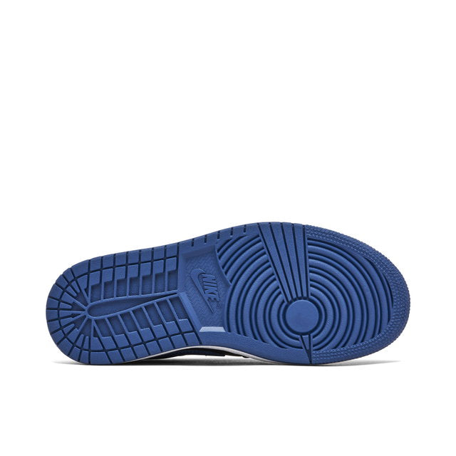 Nike Womens Air Jordan 1 Retro Low Sneakers In Black/Mystic Navy/White