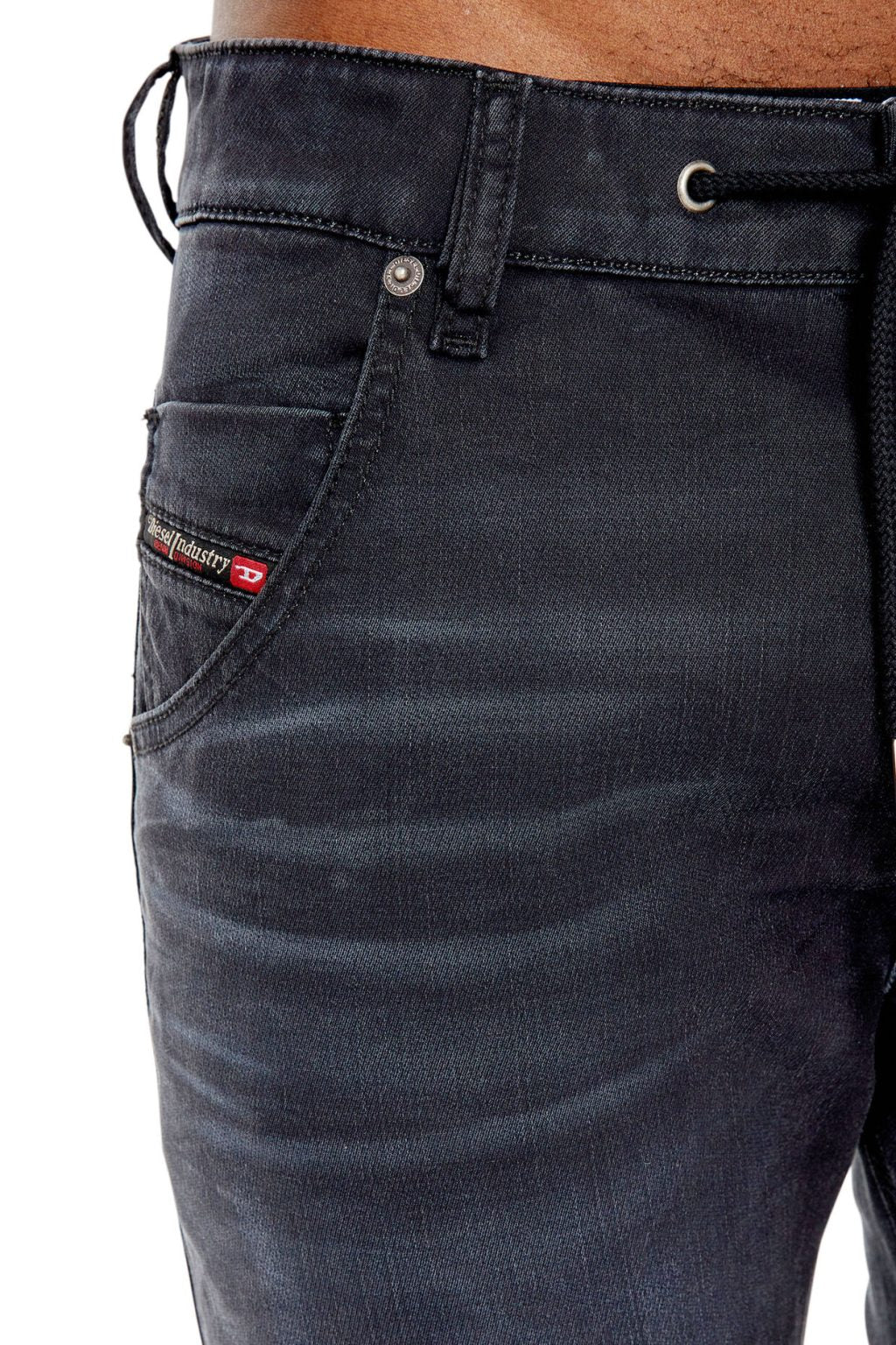 Diesel Mens M-KrooleyY-Ne Sweat Jeans in Black