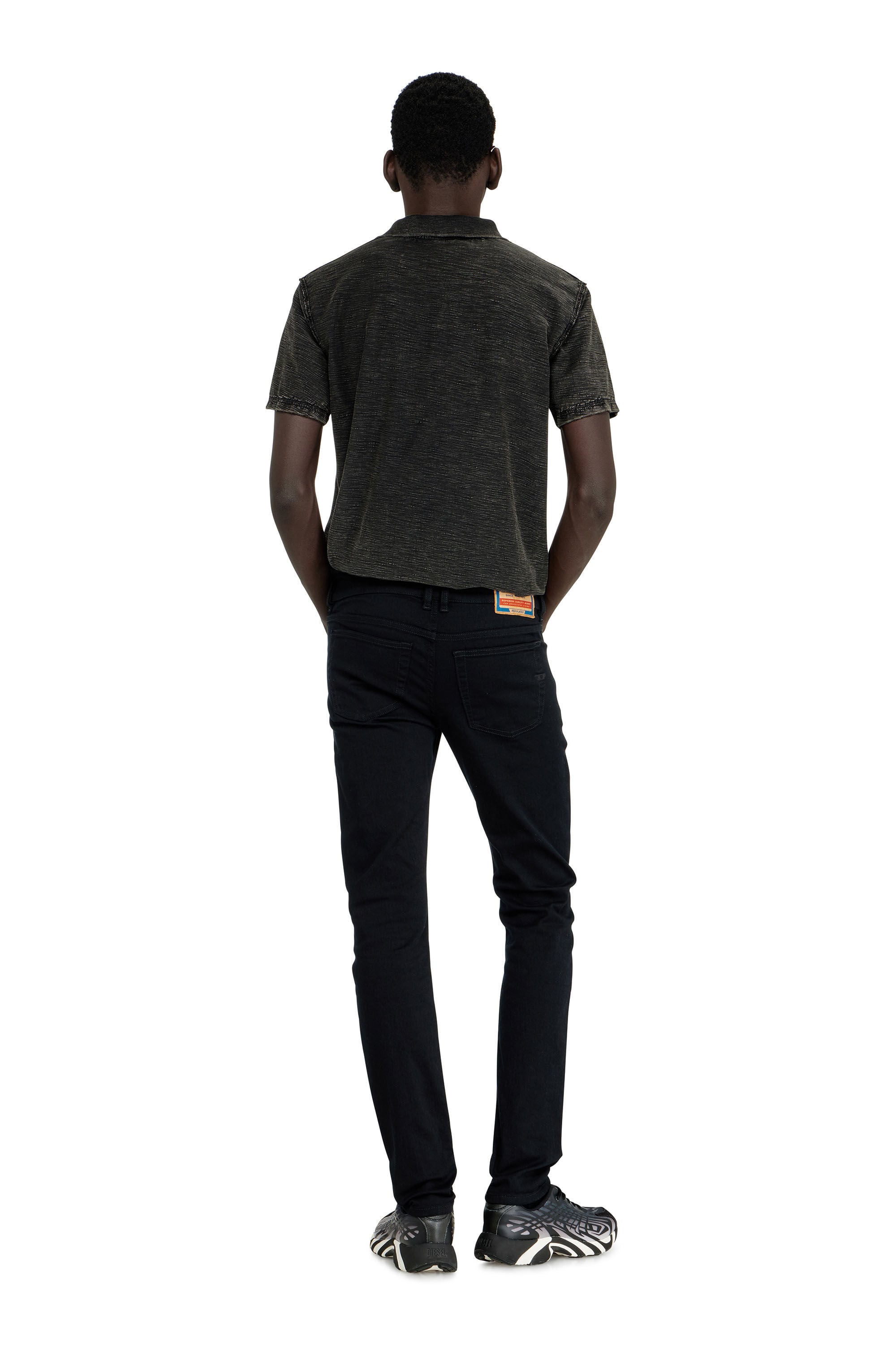 Diesel Mens 1979 Sleenker Pantaloni Jean In Black