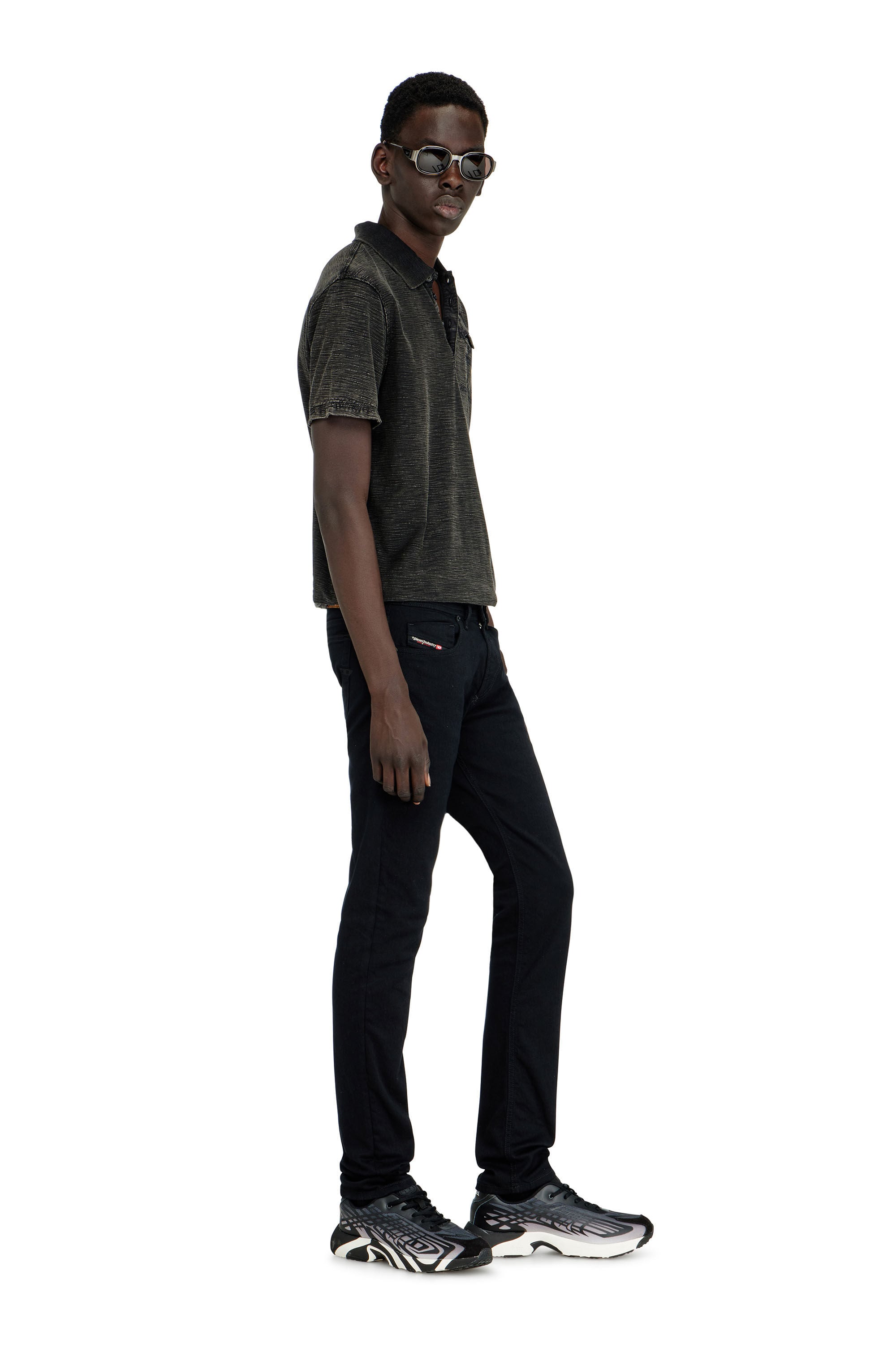 Diesel Mens 1979 Sleenker Pantaloni Jean In Black
