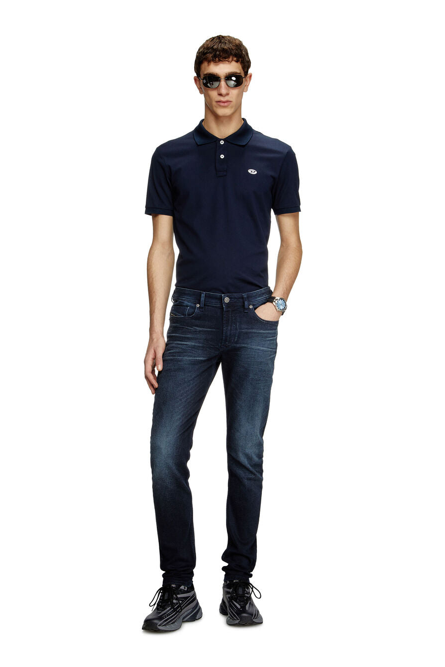 Diesel Mens Sleenker Jeans In Navy