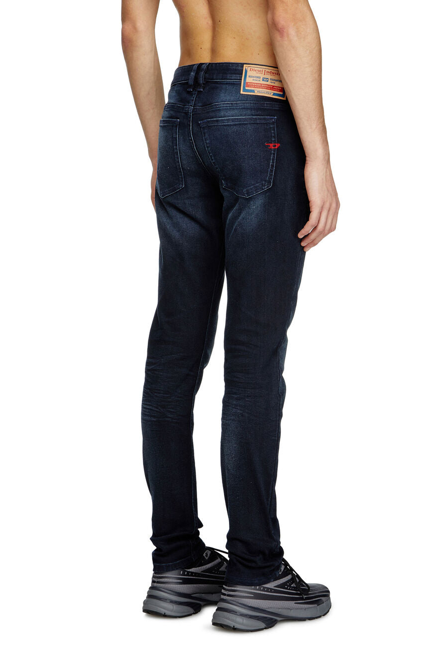 Diesel Mens Sleenker Jeans In Navy