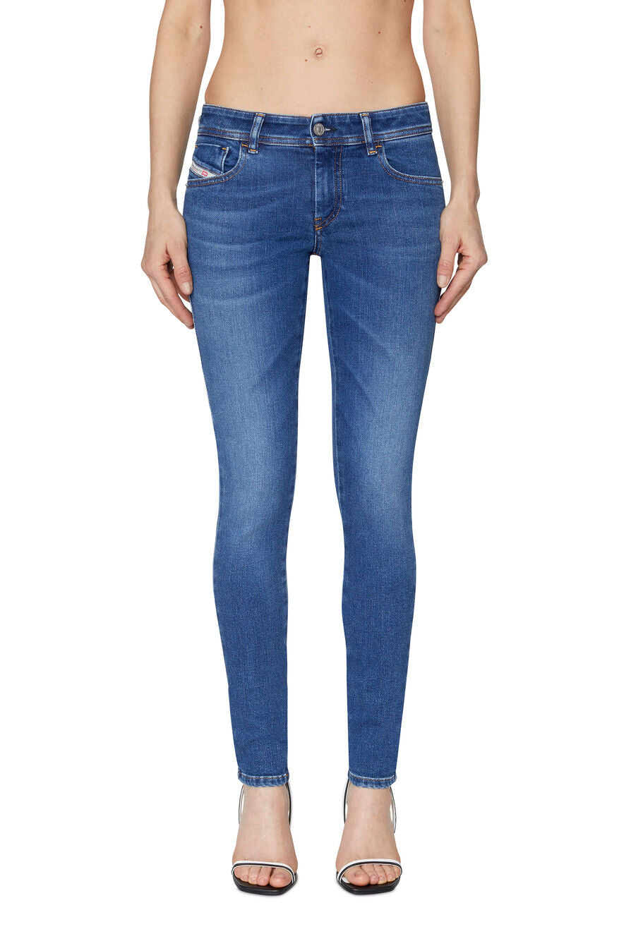 Diesel Womens L-2018 Slandy Low 32 Jeans In Denim