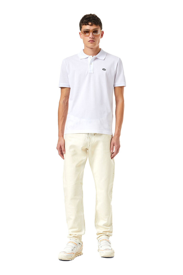 Diesel A150570Aijr M -T-Rejust -Dooval-Pj Polo Shirt White