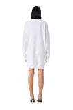 Diesel Womens L Robbie Sweatshirt Dress In White