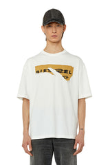 Diesel Mens T-Wash Poff White T-Shirt