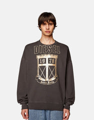 Diesel M S-Rob - L2 Sweatshirt A114420Amdn Khaki