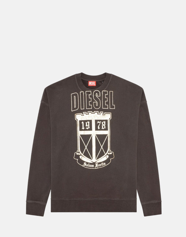 Diesel M S-Rob - L2 Sweatshirt A114420Amdn Khaki