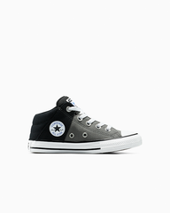Converse Boys Axel Clourblocking Mid Sneakers In Black & Grey