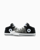 Converse Boys Axel Clourblocking Mid Sneakers In Black & Grey