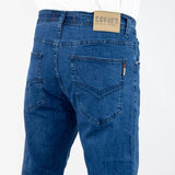 Soviet Mens Rivery New#5 Regular Straight Leg Jeans In Medium Blue