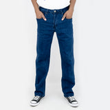 Soviet Mens Rivery New#5 Regular Straight Leg Jeans In Medium Blue