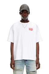 Diesel Nair Mens T-Boxt-Lab Relaxed White T-Shirt