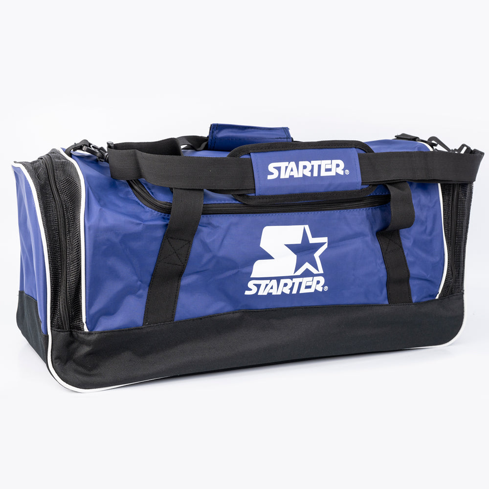Starter Logo Duffel Bag In Navy & White