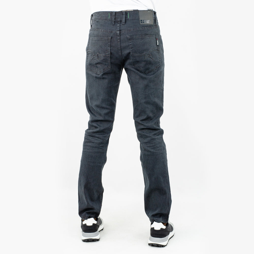 Soviet Mens Moore Slim Leg Fashion Jeans In Charcoal