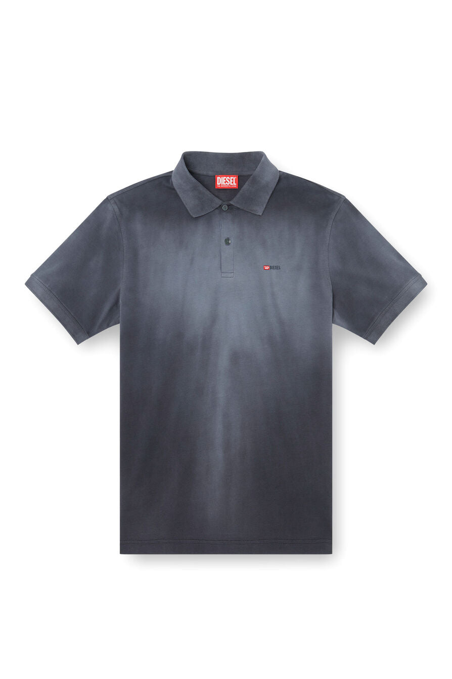 Diesel Mens T-Rejust-R3 Polo Shirt Black