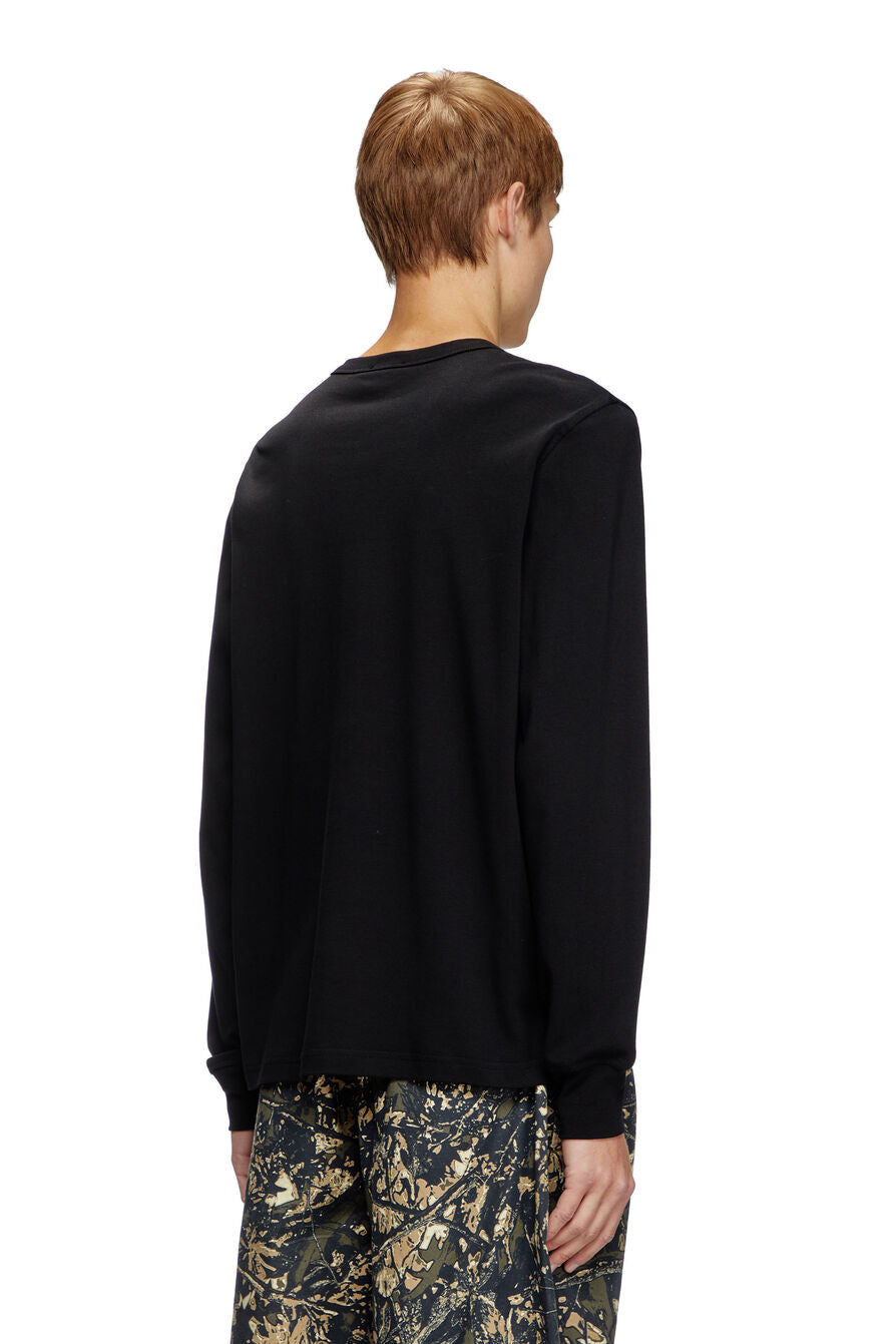 Diesel Mens T-Adjust-LS T-Shirt In Black