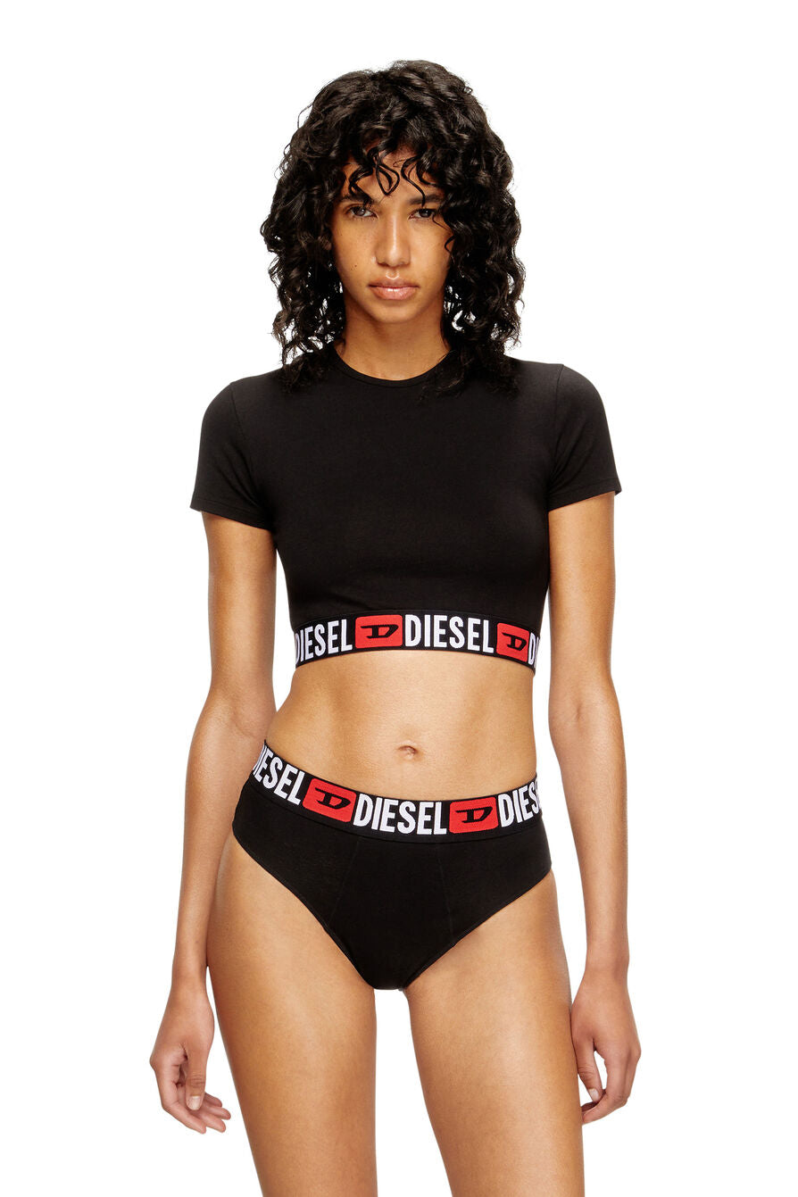 Diesel Womens L-Irma-D-Core Underwear T-Shirt In Black