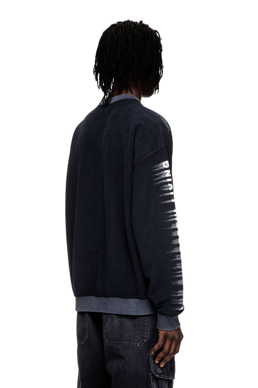 Diesel Mens S-Boxt-T1 Sweater In Navy