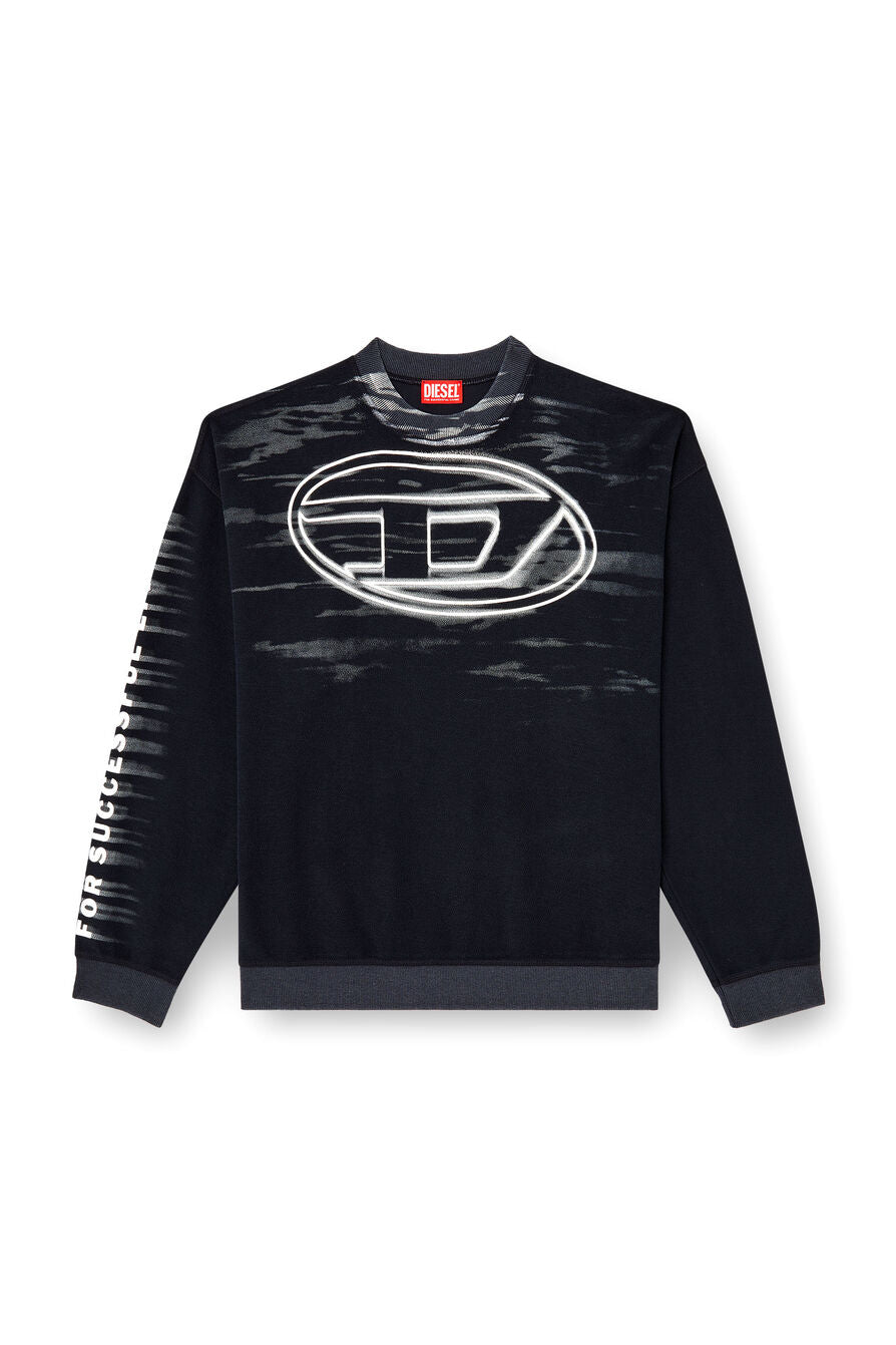 Diesel Mens S-Boxt-T1 Sweater In Navy