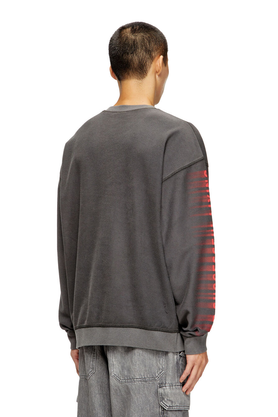 Diesel Mens S-Boxt-T1 Sweater In Dark Grey