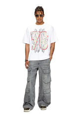 Diesel Mens M T-Boxt-T8 Relaxed T-Shirt In White