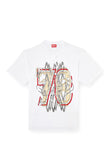 Diesel Mens M T-Boxt-T8 Relaxed T-Shirt In White
