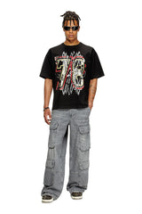 Diesel Mens Relaxed T-Shirts In Black