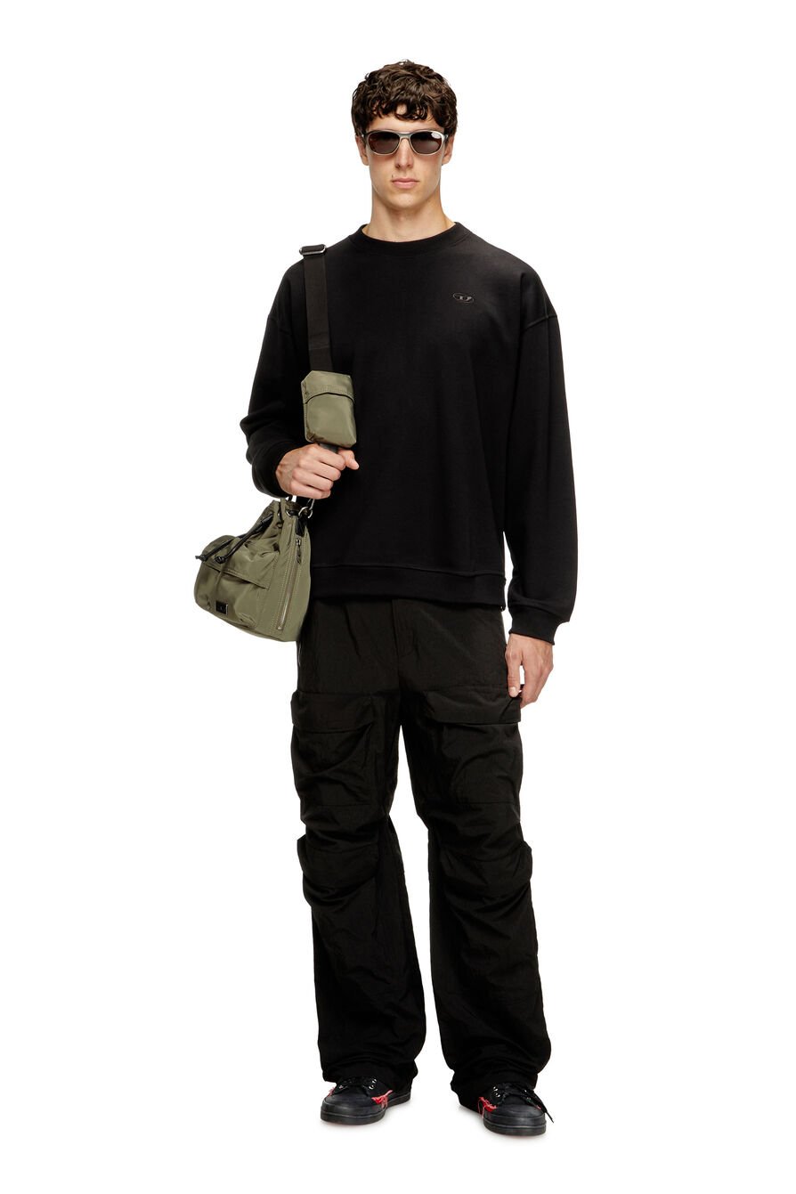 Diesel Mens S-Boxt-T2 Crew Sweater In Black