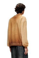 Diesel Mens S-Aron Crew Sweatshirt In Brown
