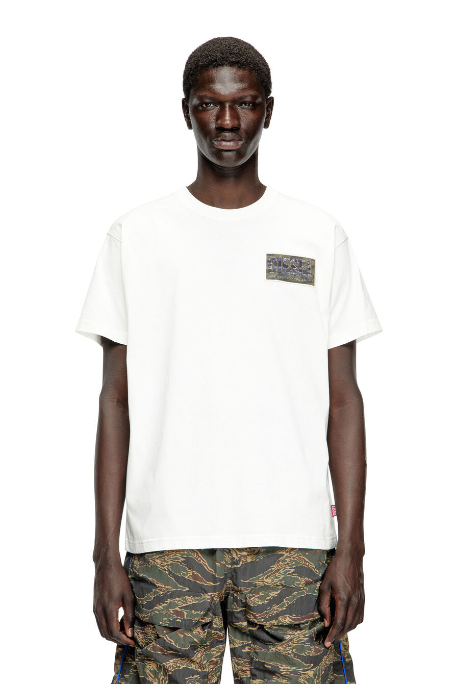 Diesel Mens T-Norm-T3 T-Shirt in White