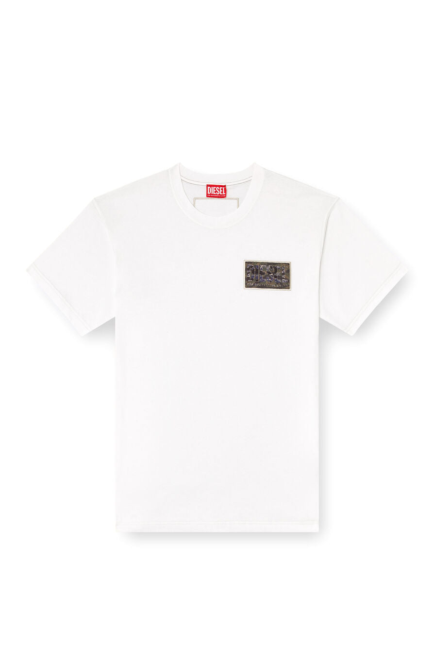 Diesel Mens T-Norm-T3 T-Shirt in White