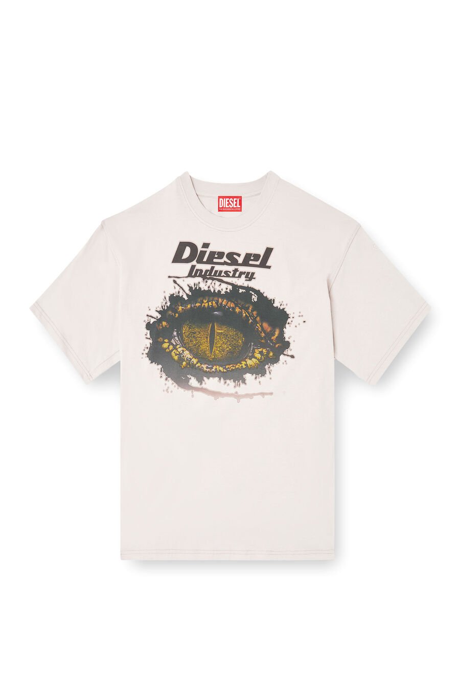Diesel Mens T-Boxt-T25 Relaxed T-Shirt In White