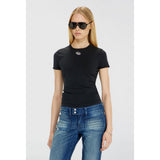 Diesel Ladies T-Uncutieslong-Od T-Shirt In Black