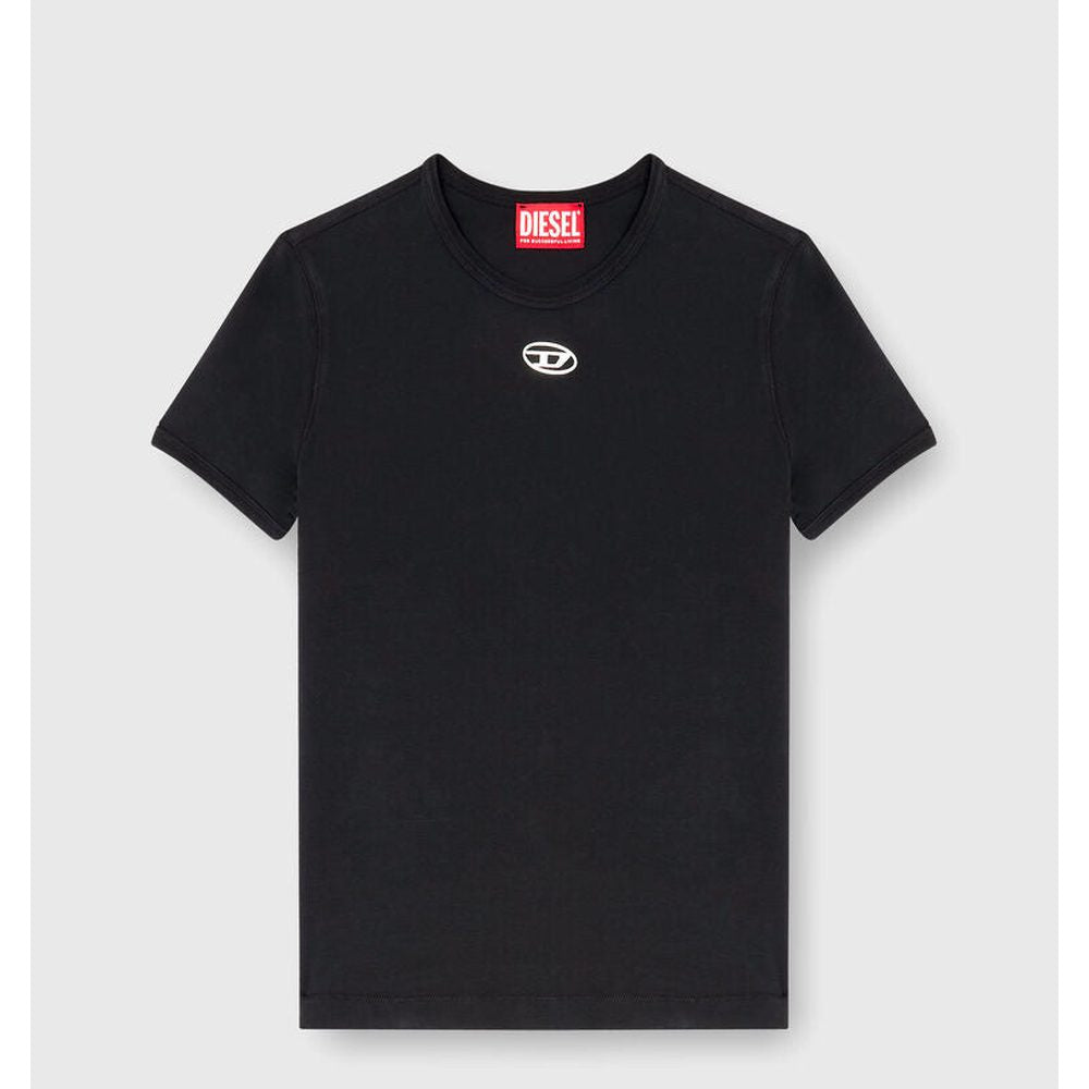 Diesel Ladies T-Uncutieslong-Od T-Shirt In Black