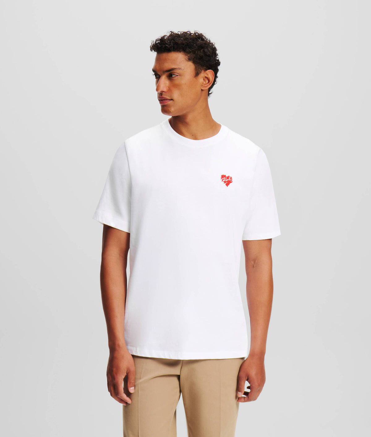 Karl Lagerfeld A1M17061 Hearts T-Shirt White