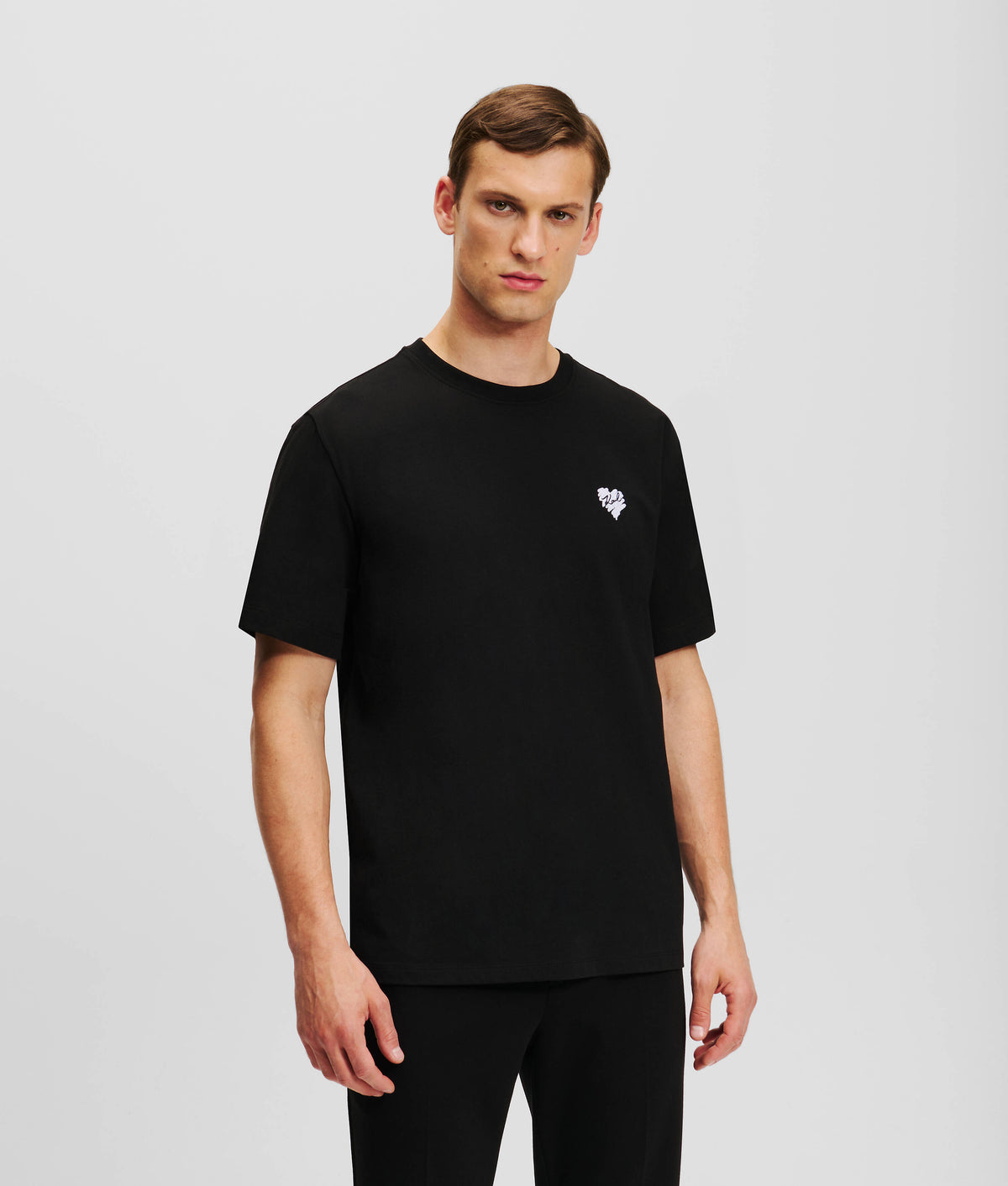 Karl Lagerfeld A1M17061 Hearts T-Shirt Black