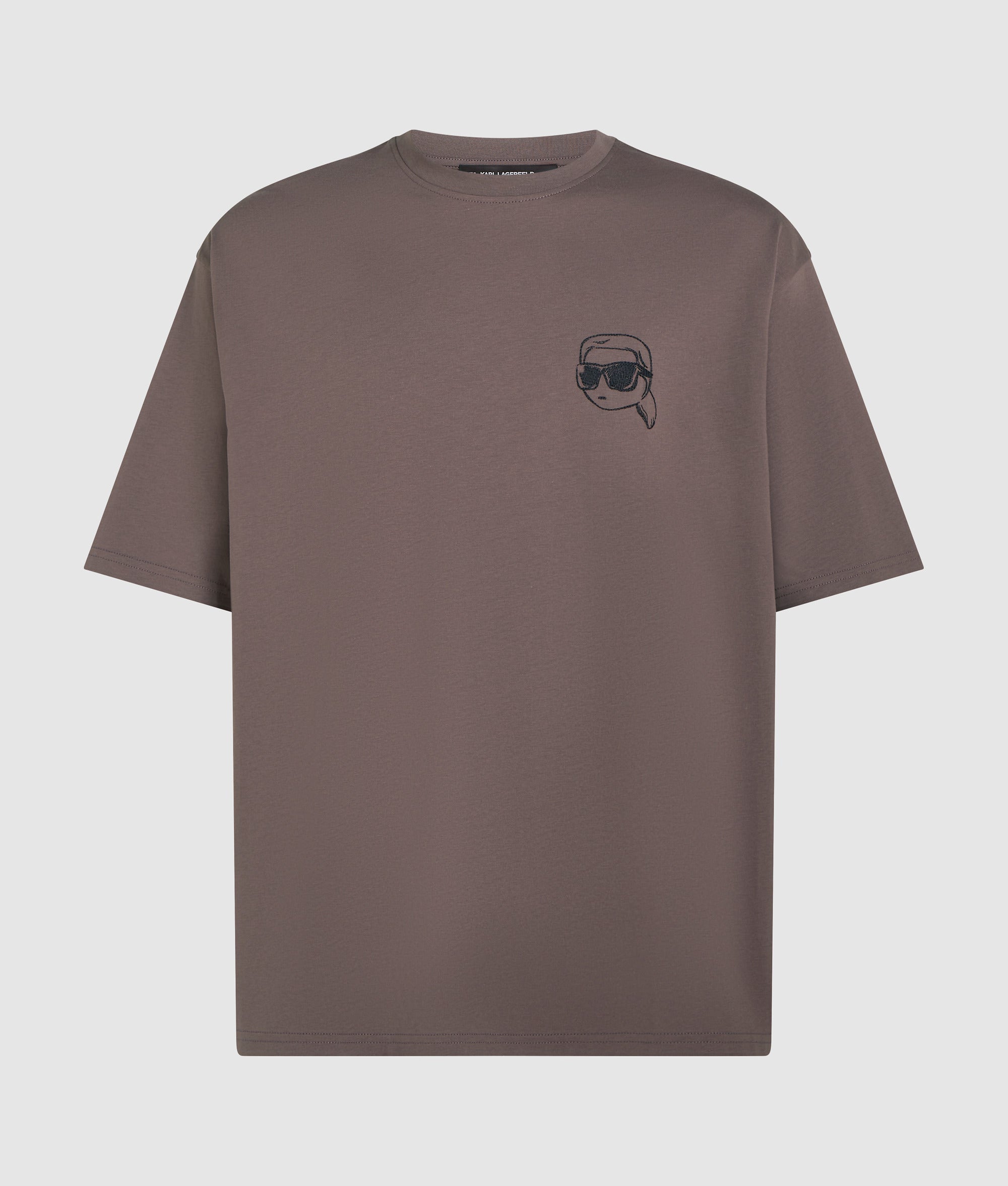 Karl Lagerfeld Mens  Big Ikon T-Shirt In Purple