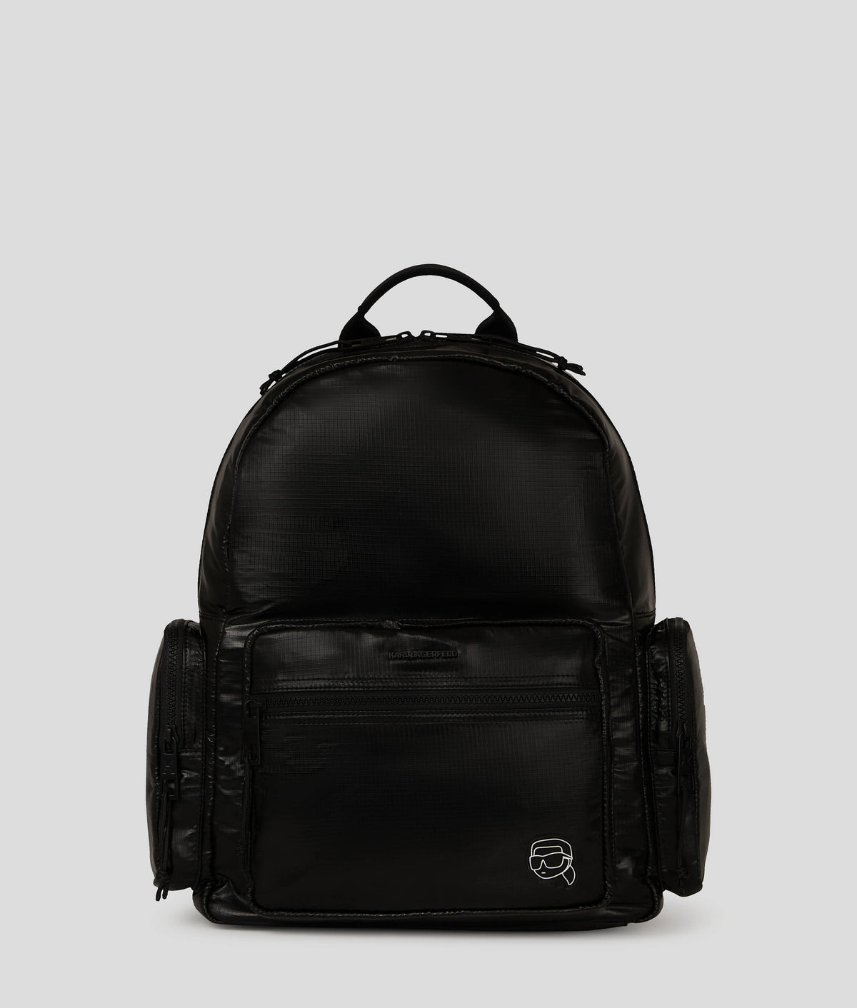 Karl Lagerfeld A1M30088 K/Ikon Puffy Nylon Backpack Black