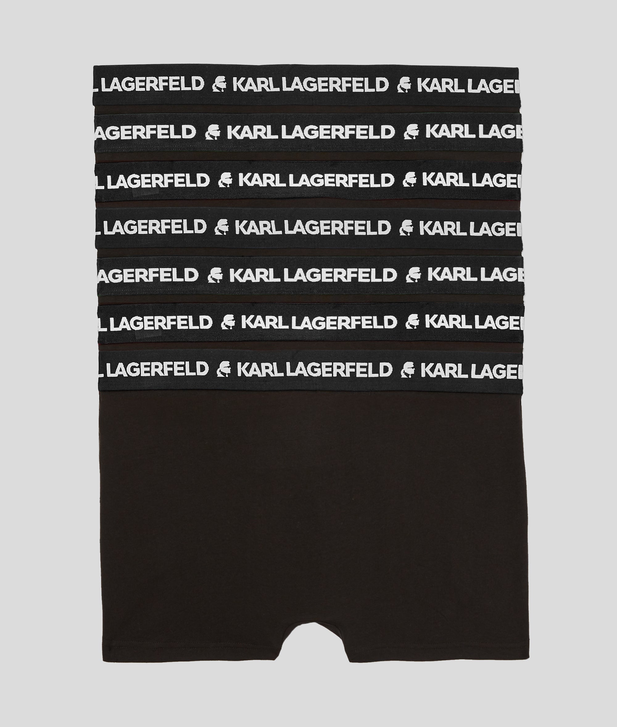 Karl Lagerfeld Mens Logo Trunk Boxers Set In Black