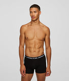 Karl Lagerfeld Mens Logo Trunk Boxers Set In Black